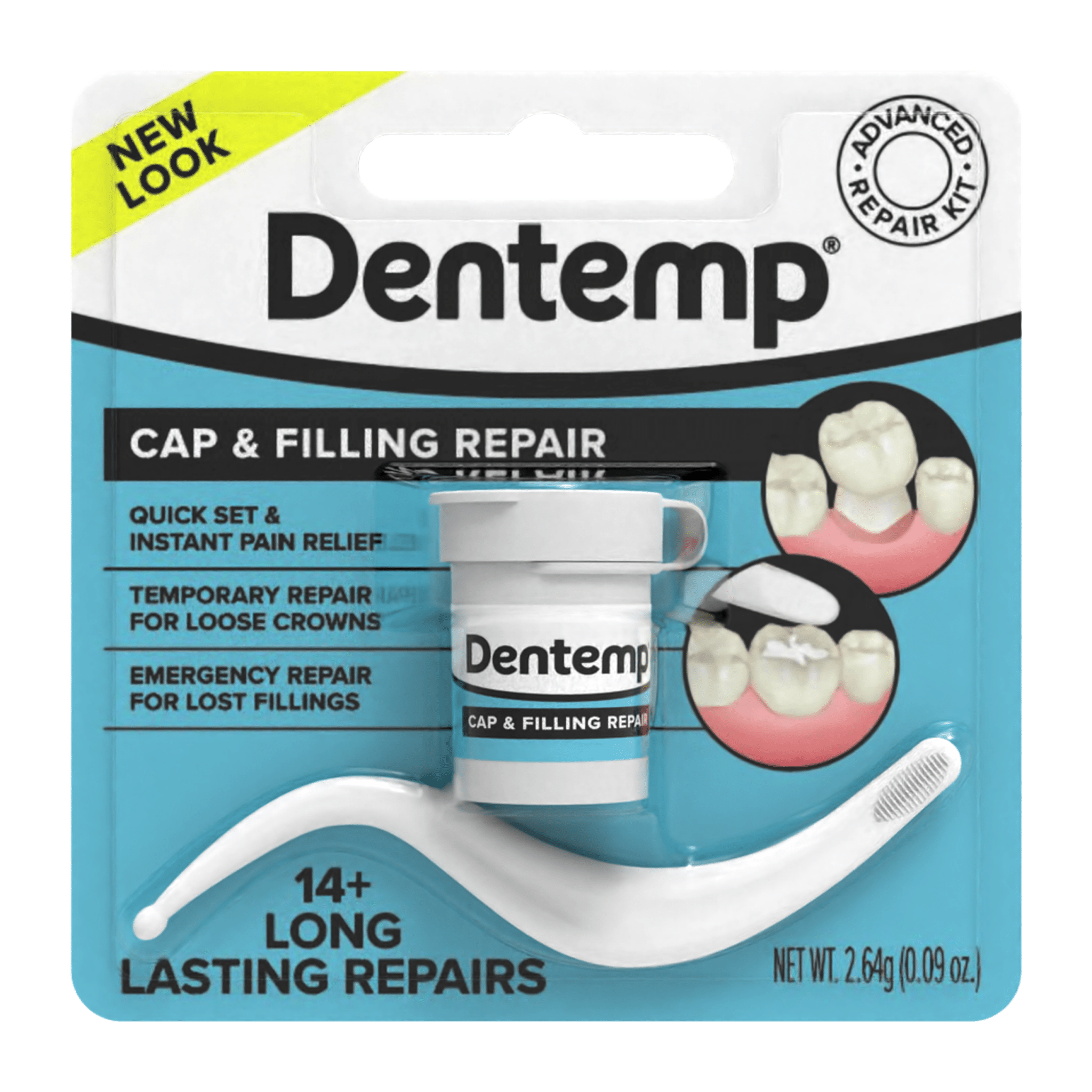 Dentemp Cap + Filling Repair Dentemp Cap + Filling Repair