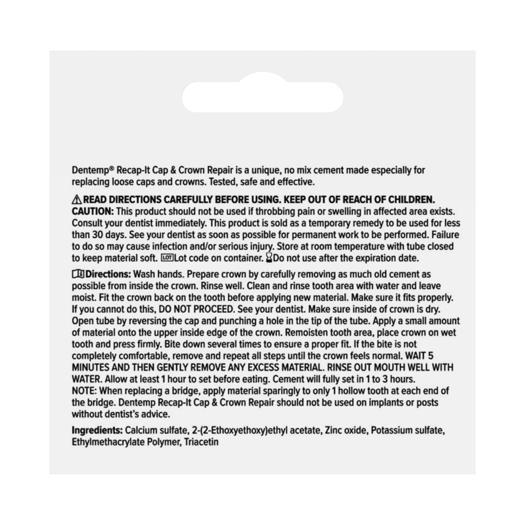 Dentemp Recap-It - Dentemp